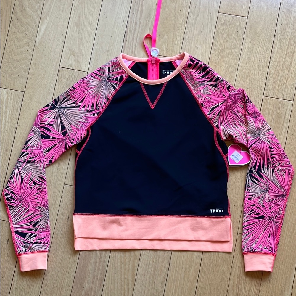 NEW With tags Juice Couture Black and Pink Long Sleeve Sweatshirt